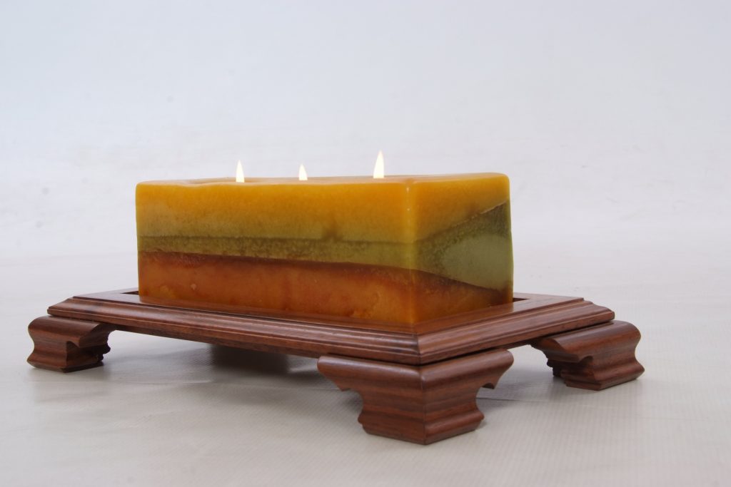 Robert Bragg Wooden Candle Holder